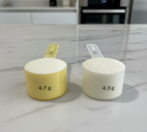 Gramaj diferit al cupei dar aceeasi setare pe BabyBrezza