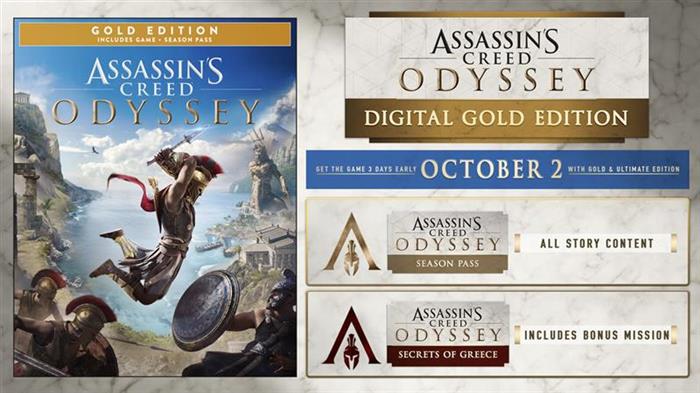 Ps4 assassin's creed shop odyssey gold edition