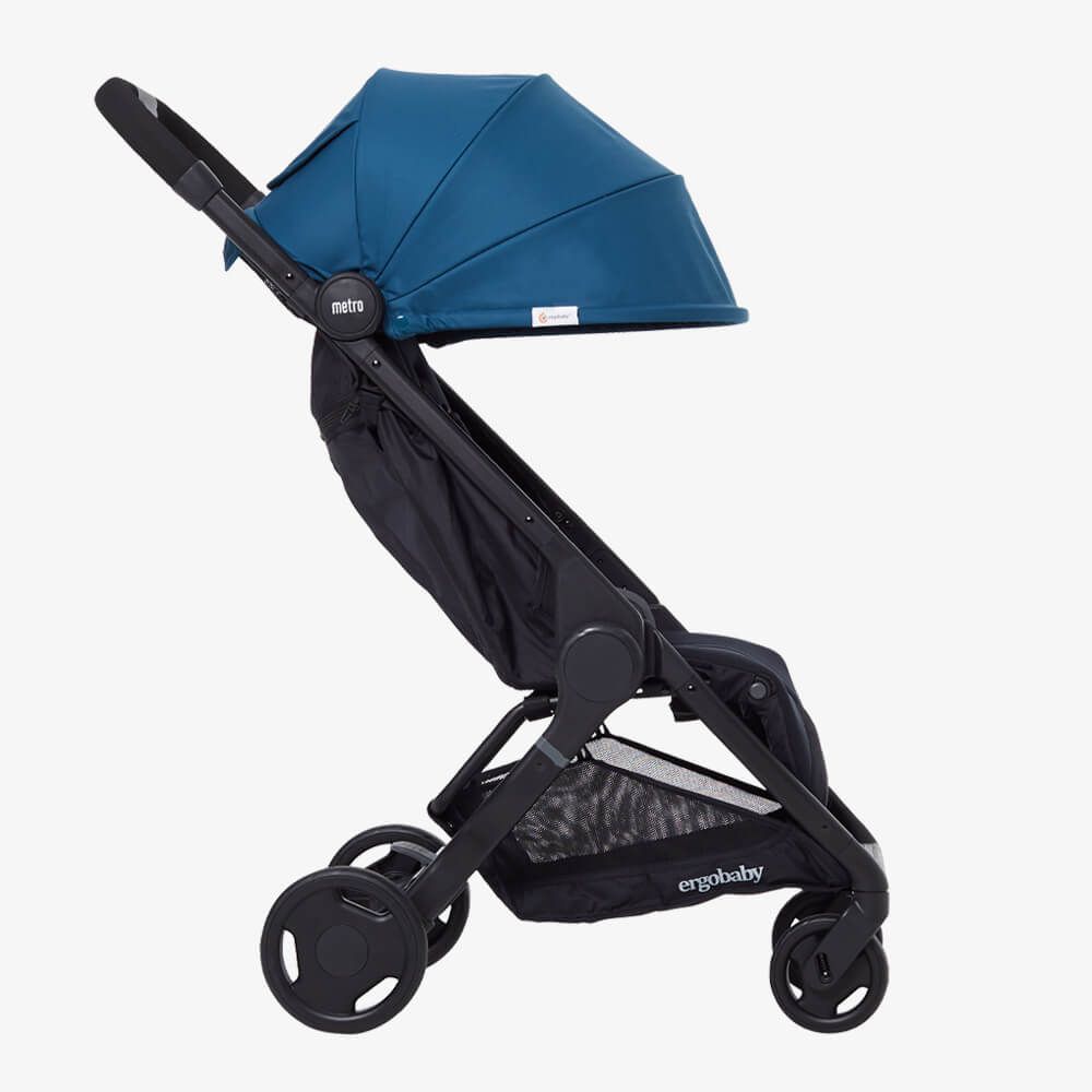 Carucior Compact Metro Ergobaby Marine Blue pana la 22kg