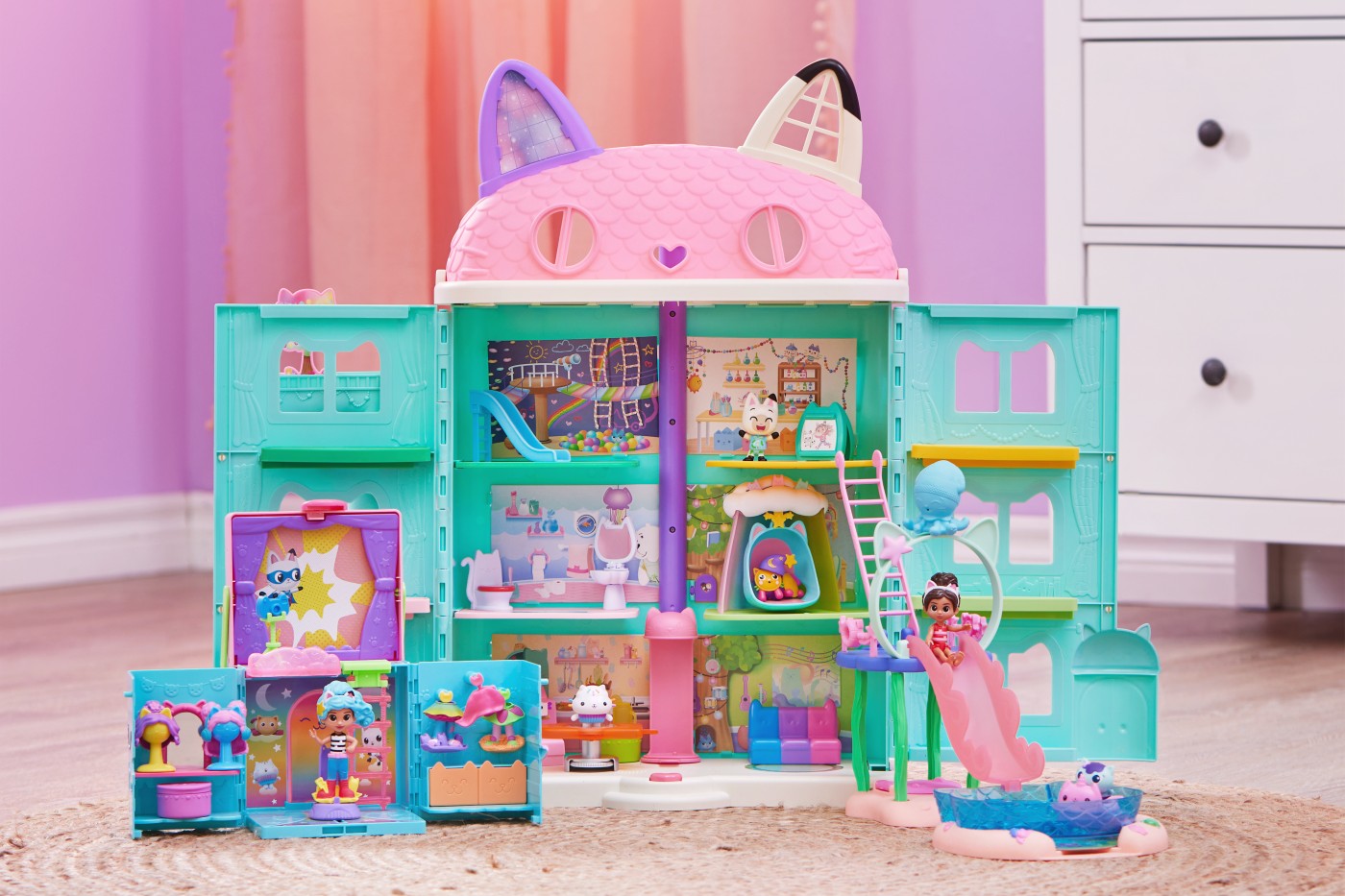 Gabbys Dollhouse Casa Purrfect a lui Gabby Viv6060414 Cod: VIV6060414 ...