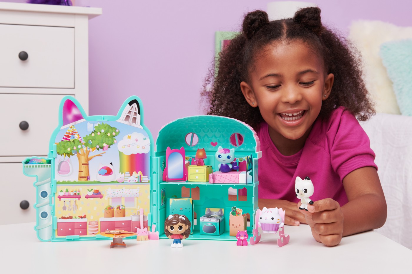 Gabbys Dollhouse Set Mini Casa de Papusi a lui Gabby Viv6065502 Cod ...