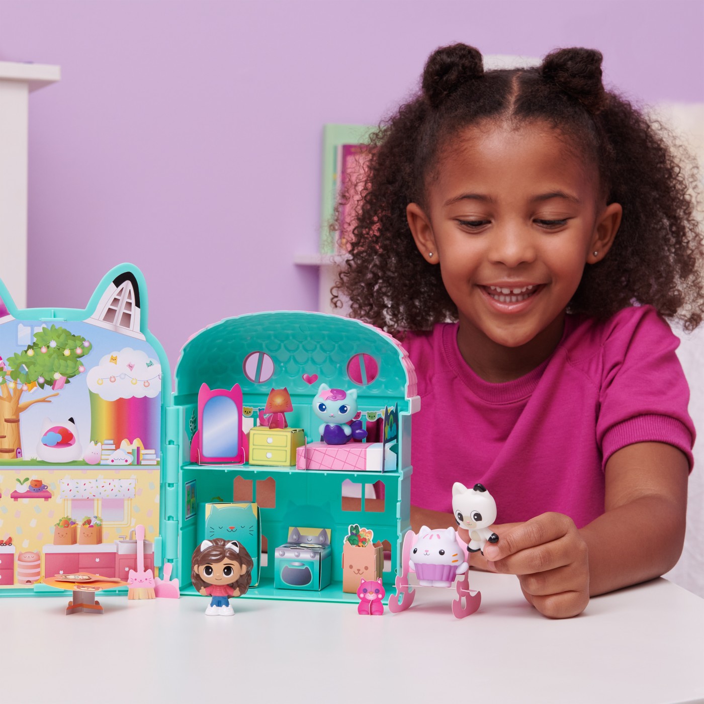 Gabbys Dollhouse Set Mini Casa de Papusi a lui Gabby Viv6065502 Cod ...