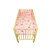 Lenjerie MyKids Little Cat Roz 4 Piese 140x70 - MYK00005779