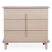 Comoda Childhome Nordica Natural 85 x 50 x 95 cm cu masa de infasat ERFCH-KO3DNN