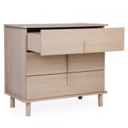 Comoda Childhome Nordica Natural 85 x 50 x 95 cm cu masa de infasat ERFCH-KO3DNN