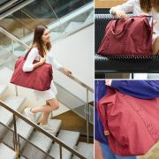 Geanta de infasat Childhome Mommy Bag Signature Urban Burgundy ERFCH-CWMBBSUBU