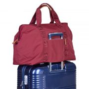 Geanta de infasat Childhome Mommy Bag Signature Urban Burgundy ERFCH-CWMBBSUBU