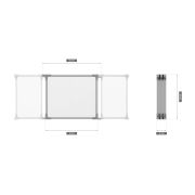 Tarc de joaca bebelusi hexagonal, pliabil si ajustabil cozy 70, configurabil, poate fi acordat pe perete recomandat 0-36 luni, certificat en 12227:2010 lvtk5903796015935