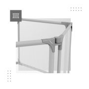 Tarc de joaca bebelusi hexagonal, pliabil si ajustabil cozy 70, configurabil, poate fi acordat pe perete recomandat 0-36 luni, certificat en 12227:2010 lvtk5903796015935