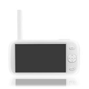 Video monitor, Lionelo, Babyline 9.1, Conexiune prin aplicatia Lionelo Smart, Pana la 8h de functionare, Comunicare bidirectionala, Cu senzor de miscare si sunete Alb BYNLOC-BABYLINE_9.1