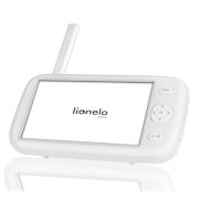 Video monitor, Lionelo, Babyline 9.1, Conexiune prin aplicatia Lionelo Smart, Pana la 8h de functionare, Comunicare bidirectionala, Cu senzor de miscare si sunete Alb BYNLOC-BABYLINE_9.1