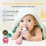 Alilo Smarty Bunny - Iepuras interactiv pentru bebelusi, roz, RO/EN BKFR1/Pink