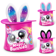 Pets Alive - Jucarie de plus interactiva cu accesorii surpriza, Iepurasul Magician, diverse modele BKF9549