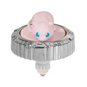 Pokemon - Set de joaca Battle Spinner cu doua figurine (Pikachu #1, Mew, Poké Ball, & Poké Ball) BKFPKW4403