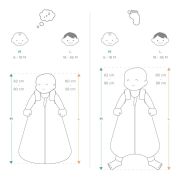 Sac de Dormit, 2 in 1 ,Rose Hearts, 18-36 luni, 0.5 TOG TNASLBLGRSHRT5