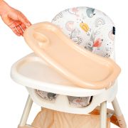 Scaun de masa 2 in 1 Juju Eat&Smile, Birds JUJJU1027-Birds
