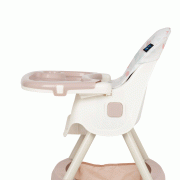 Scaun de masa 2 in 1 Juju Eat&Smile, Pink-Elephants JUJJU1027-Pink-Elephants