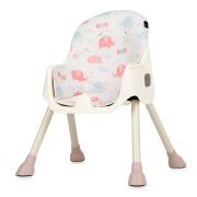 Scaun de masa 2 in 1 Juju Eat&Smile, Pink-Elephants JUJJU1027-Pink-Elephants
