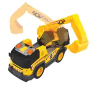 DICKIE CAMION CU EXCAVATOR CU SUNETE SI LUMINI 30CM VIV203306026