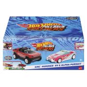 HOT WHEELS SET 2 MASINUTE METALICE PULL BACK GMC HUMMER EV SI ALPHA PURSUIT 1:43 VIVMTHPR91_HWH55