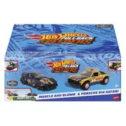 HOT WHEELS SET 2 MASINUTE METALICE PULL BACK MUSCLE AND BLOWN SI PORSCHE 914 SAFARI 1:43 VIVMTHPR91_HWH54