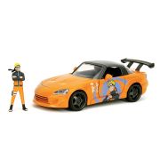 JADA NARUTO SHIPPUDEN SET FIGURINA NARUTO SI MASINUTA METALICA HONDA 2001 S2000 SCARA 1:24 VIV253255084