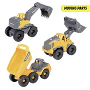 DICKIE VOLVO SET 3 UTILAJE PENTRU CONSTRUCTII VIV203722015