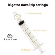 Set 2 seringi pentru lavaj nazal, APPEKIDS, 10ml, 4Luni+ KRTAK220243