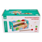 Set xilofon cu 8 note din lemn pentru copii Lelin L21021 SUPL21021
