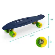 Skateboard copii, Qkids, Galaxy - Lemon KRTDESK00006