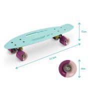 Skateboard copii, Qkids, Galaxy - Light Blue KRTDESK00005