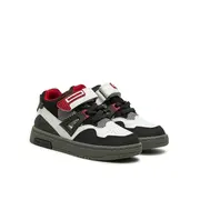 Sneakersi inalti pentru copii, piele naturala, maro, Garvalin (Marime: 34) JEM241234-C-34