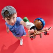 TECH DECH SK8 CREW PACHET 2 SETURI PLACA SI FIGURINA 9.6CM SAPCA NEAGRA SI CASCA ALBASTRA VIV6071061_20148776