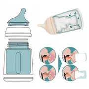 Tetina silicon anticolici, marime S, debit lent, +0 luni, Zero Zero, Suavinex, 2 buc JEM8426420087063