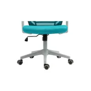 Scaun birou egonomic sl q320, mesh, mecanism inclinare, baza polipropilena, suport lombar, roti cauciucate, 90 kg, albastru/gri drm10378