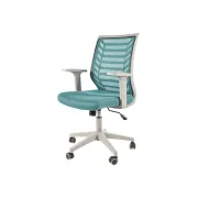 Scaun birou egonomic sl q320, mesh, mecanism inclinare, baza polipropilena, suport lombar, roti cauciucate, 90 kg, albastru/gri drm10378