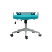 Scaun birou egonomic sl q320, mesh, mecanism inclinare, baza polipropilena, suport lombar, roti cauciucate, 90 kg, albastru/gri drm10378