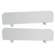 Set 2 Paravane Detasabile Protectie Pat Copii - Alb 70 X 18 Cm - ASC-2-par-18