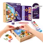 Set creatie Wood &amp; Craft - Succulents, 21*21cm - Joy KRTOK10016