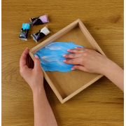 Set creatie Wood &amp; Craft - Succulents, 21*21cm - Ocean Calm KRTOK10015