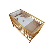 Lenjerie MyKids Cu Broderie Teddy Fundita 5 Piese 120x60 - MYK00004801