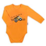 Body cu maneca lunga (181099) Colectia "Big Trucks" Galben Marimea 92 PMICNICOL-181099-92