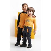 Body cu maneca lunga (181099) Colectia "Big Trucks" Galben Marimea 92 PMICNICOL-181099-92