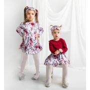 Rochita cu maneca lunga bumbac 100% (180167) Colectia "Kate" 2021 Marimea 110 PMICNICOL-180167-110
