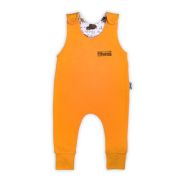 Salopeta de bumbac 100% (181024) Colectia "Big Trucks" 2021 Galbena Marimea 62 PMICNICOL-181024-62