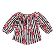 Bluza spaniola cu maneca lunga (184139) Nicol Nana Flori/Dungi mar. 98 PMICNICOL-184139-98