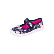 Pantofi cu interior de bumbac pentru fetite Vi-GGa-Mi Dorota Inimioare marimea 31 PMICVGM.27DOROTA.31
