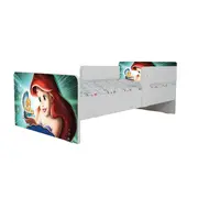 Pat Copii Ariel 2 Cu Paravane Dubla Protectie si Cu Saltea SafeNest 140x70 Cm  Ptv6888