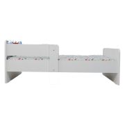 Pat Copii Avengers 2 Cu Paravane Dubla Protectie si Cu Saltea SafeNest 130x60 Cm  Ptv6931