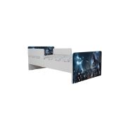 Pat Copii Batman Cu Paravane Dubla Protectie si Cu Saltea Inclusa 160x80 Cm  Ptv6961
